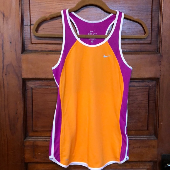 Nike Dri-Fit Tank Top/Purple & Orange - Picture 1 of 5